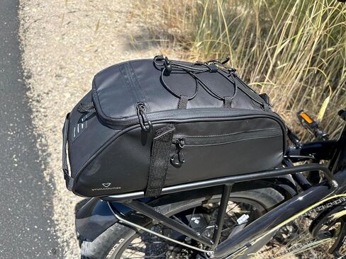 Bike Bags for Bicycles Rear Rack Pannier Bag - Bike Cargo Bag for Commuter and Trekking Bikes - Waterproof Bike Saddle Bag with 8L Large Capacity Storage in Saudi Arabia
