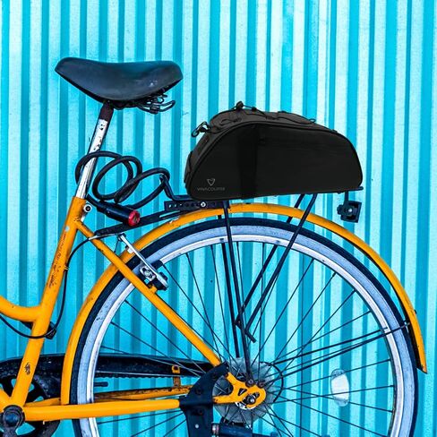 Bike Bags for Bicycles Rear Rack Pannier Bag - Bike Cargo Bag for Commuter and Trekking Bikes - Waterproof Bike Saddle Bag with 8L Large Capacity Storage in Saudi Arabia