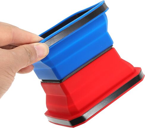 صينية مغناطيسية قابلة للطي، حامل صينية مغناطيسية من السيليكون، مجموعة صينية أجزاء مغناطيسية قابلة للطي للبراغي والمسامير والدبابيس للأدوات الصغيرة (برتقالي - قطعة واحدة) in Kuwait