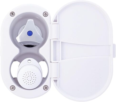 Ambassador Marine Trinidad- Transom Shower (Cold Only), Arctic White Cup & Lid, Small Arctic White Sprayer, 6' White Rubber Hose, Chrome Trinidad Handle - 136-0200-AW-W in Saudi Arabia