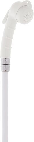 Ambassador Marine Trinidad- Transom Shower (Cold Only), Arctic White Cup & Lid, Small Arctic White Sprayer, 6' White Rubber Hose, Chrome Trinidad Handle - 136-0200-AW-W in Saudi Arabia