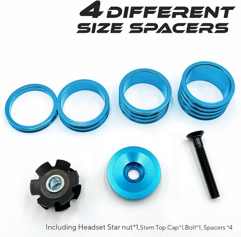 ONIPAX Lightweight Headset Top Cap & Star Nut with Aluminum Screw & Spacers in Saudi Arabia