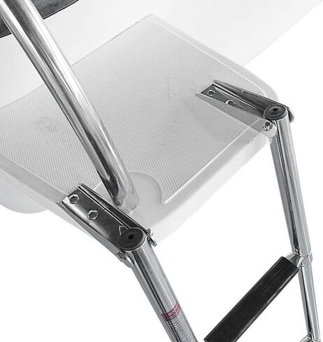 4 Step Ladder Stainless Steel Telescoping Extendable Ladder 600 Pound Capacity for Marine Yacht/Swimming Potoon Ladder in Saudi Arabia