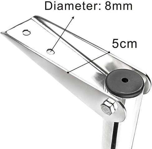 4 Step Ladder Stainless Steel Telescoping Extendable Ladder 600 Pound Capacity for Marine Yacht/Swimming Potoon Ladder in Saudi Arabia