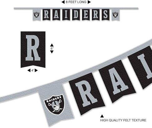 Las Vegas Raiders Banner String Pennant Flags in Saudi Arabia
