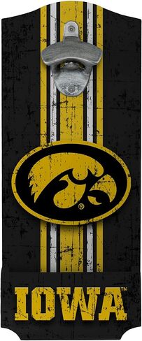 FOCO NCAA Unisex-Adult NCAA College Team Logo Wooden Bottle Cap Opener Sign in Kuwait