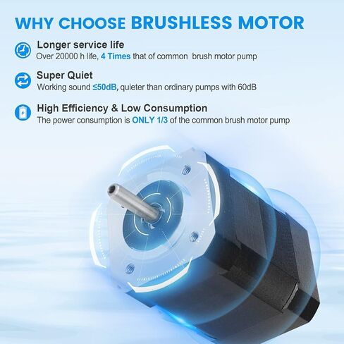 مضخة غشاء لضغط المياه بدون فرشاة، 5.5 GPM 60 Psi RV مضخة مياه 12 فولت مع مفتاح ضغط، مضخة مياه عذبة ذاتية التحضير لحديقة يخت قارب RV in Kuwait