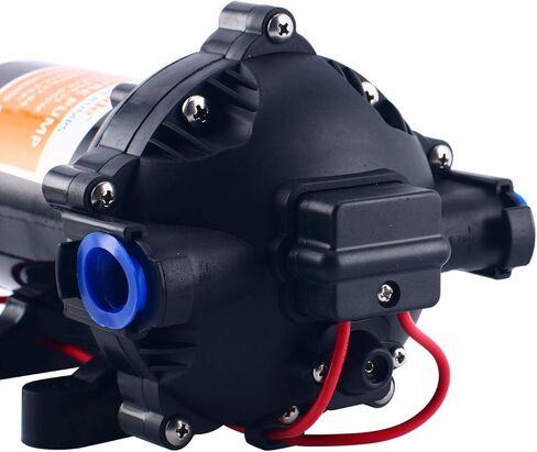Amarine Made 12v مضخة غشاء لضغط الماء 18.9 لتر/دقيقة 5.0 جالون في الدقيقة 60 رطل لكل بوصة مربعة - قافلة/عربة سكن متنقلة/قارب/بحرية in Kuwait