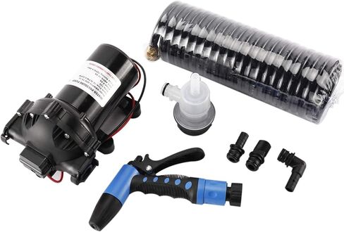 YaeMarine 70 PSI Washdown Deck Wash Pump Kit 12 V مضخة ضغط المياه ذاتية التحضير 5 GMP in Kuwait