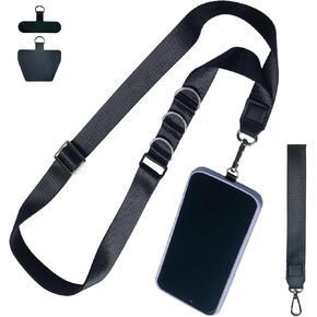 Crossbody Phone Lanyard，Wrist lanyards for Keys，Phone Charm-Hands-Free Phone Strap,Universal Adjustable Strap