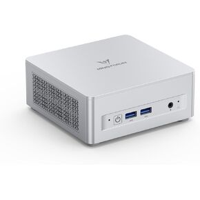 MINISFORUM UM870 Slim Mini PC AMD Ryzen 7 8745H 8C/16T Desktop Computer 32GB RAM 1TB SSD, HDMI/DP/USB4 8K@60Hz Output, 1X 2.5G RJ45 Port, 4X USB Port, Dual Band WiFi, AMD Radeon 780M Graphics