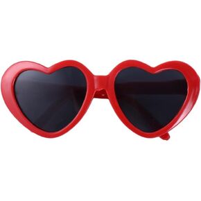 Red Pet Sunglasses Cute Pet Dog Sunglasses Cat Glasses Heart Sun Flower Glasses for Small Dogs Cat Accessories Photos Props Pets Party Decor Backpacks Apparel and Accessories Dogs