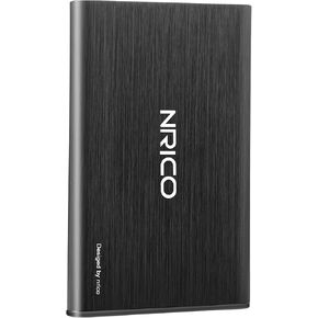 NRICO Ultra Slim 750GB Portable External Hard Drive USB3.0 HDD Storage Compatible for PC, Desktop, Laptop,Mac,PS4, Xbox one (Black, 750, GB)