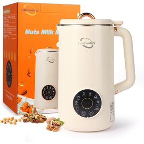 Nut Milk Maker,35OZ(1000ML) Soy Milk Maker Machine,Multi Functional Automatic Homemade Plant-Based Milk Maker(Almond,Oat,Fruit,Corn Juice etc) With PreSet/AutoClean/KeepWarm/Boil Water