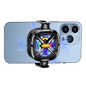 Phone Cooler, Magnetic Case Phone Cooling Fan,Enfriador para Celular, Mobile Cellphone Radiator,Keep Phone Cool,Fit for Phone Android Smartphones,Fast Running Noiseless Mobile Phone Gaming Cooler