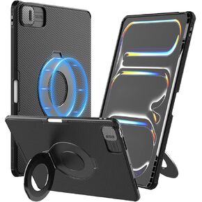 Nillkin CamShield Pad Case for iPad Pro 13 inch Case 2024 (M4),Adjustable Portrait/Landscape Magnetic Stand,with Pencil Holder, Sliding Camera Cover,no Built-in Screen Protector