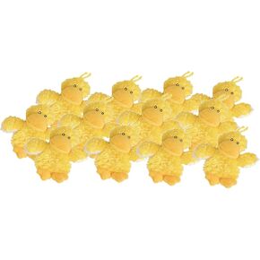 KONG Plush Duckie Dog Toy X-Small - 4.5" - Pack of 12