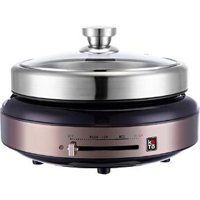 KOTO (ss304) ELECTRIC STAINLESS STEEL HOT POT, 4L, Rose Gold