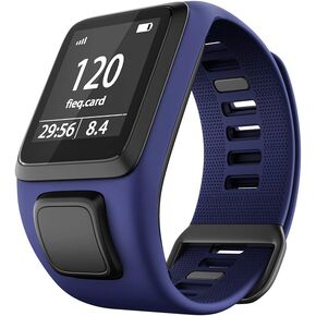 RongYooo Replacement TomTom Strap Bands,Silicone Watch Band Compatible for TomTom Runner 2 3,TomTom Spark 3,Golfer 2. (Navy blue)