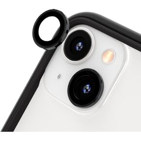 RhinoShield 9H Tempered Glass Camera Lens Protectors Compatible with iPhone 14/14 Plus | Impact and Scratch Resistance, High Clarity, Explosion-Proof Protection, Anti-Fog Technology - Silver