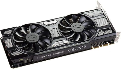 EVGA GeForce GTX 1070 Ti SC GAMING ACX 3.0 إصدار أسود، 8 جيجابايت GDDR5، EVGA OCX Scanner OC، LED أبيض، دعم DX12OSD (PXOC) بطاقة رسومات 08G-P4-5671-KR (متجددة) in Saudi Arabia