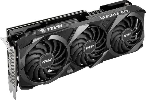 MSI Gaming GeForce RTX 3070 Ti 8GB GDRR6X Ventus 3X - بطاقة رسومات الكمبيوتر 256 بت HDMI/DP Nvlink، Tri-Frozr 2 Ampere Architecture OC، بطاقة فيديو NVIDIA GPU (متجددة) in Saudi Arabia
