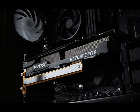 MSI Gaming GeForce RTX 3070 Ti 8GB GDRR6X Ventus 3X - بطاقة رسومات الكمبيوتر 256 بت HDMI/DP Nvlink، Tri-Frozr 2 Ampere Architecture OC، بطاقة فيديو NVIDIA GPU (متجددة) in Saudi Arabia