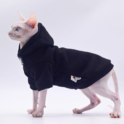 ملابس قطط Sphynx، ملابس كيتي للخريف والشتاء، ملابس قطط بدون شعر، ملابس قطط أصلع لقطط ديفون ريكس، قطط الكورنيش (صغيرة) in Kuwait