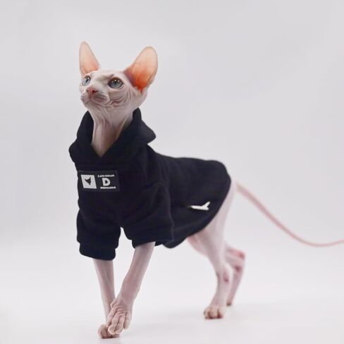 ملابس قطط Sphynx، ملابس كيتي للخريف والشتاء، ملابس قطط بدون شعر، ملابس قطط أصلع لقطط ديفون ريكس، قطط الكورنيش (صغيرة) in Kuwait