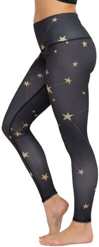 High Waisted Buttery Soft Leggings for Women, Tummy Control Yoga Pants for Workout, Running, & Cycling, Printed Athletic Stretch Pants - Fairy Bath (Small) in Saudi Arabia