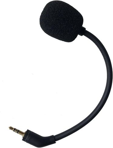 Replacement Microphone Compatible with Astro A30 Gaming Headset Detachable Game Mic Boom Professional Clear Crystal Sound Noise Isolation Mic with Windscreen, 2.5mm Black 5.9 inch in Saudi Arabia