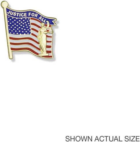 USA Flag American Eagle Lapel Pin, Bulk Pack of 8, Poly Bagged, 7/8 Inch in Saudi Arabia