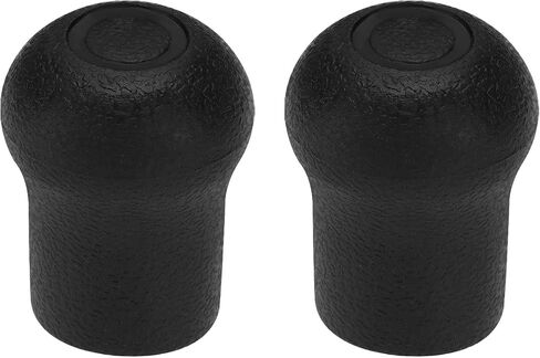 eMagTech 2pcs PVC Fishing Rod Butt Cap Protector Cap End Suitable for Fishing Rod Building Repairs DIY Fishing Rod Ends Black 45.5x35mm in Saudi Arabia
