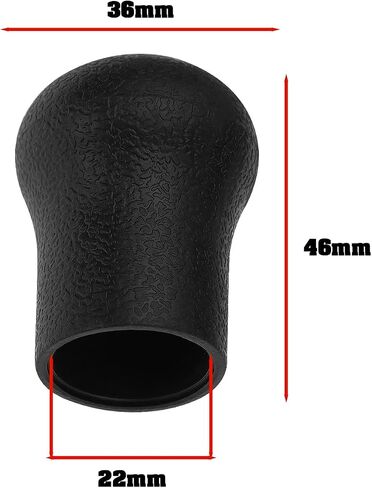 eMagTech 2pcs PVC Fishing Rod Butt Cap Protector Cap End Suitable for Fishing Rod Building Repairs DIY Fishing Rod Ends Black 45.5x35mm in Saudi Arabia