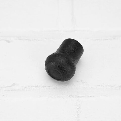eMagTech 2pcs PVC Fishing Rod Butt Cap Protector Cap End Suitable for Fishing Rod Building Repairs DIY Fishing Rod Ends Black 45.5x35mm in Saudi Arabia