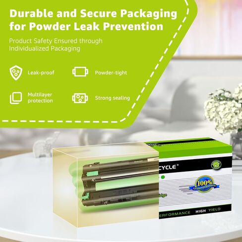Greencycle 4 عبوات DR221CL وحدة طبلة عالية الإنتاجية متوافقة مع Brother DR221 DR-221 تعمل لطابعة الليزر Brother HL-3140CW HL-3170CDW MFC-9130CW MFC-9330CDW MFC-9340CDW DCP-9020CDN (1K، 1M، 1C، 1Y) in Kuwait