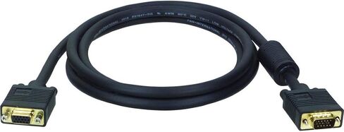Tripp Lite VGA Monitor Extension Cable RGB Coax High Resolution M/F, 2048 x 1536 (1080p) HD15, 10ft 10' (P500-010) in Kuwait