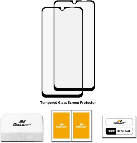 GOBUKEE (2+2 متوافق مع واقي الشاشة الزجاجي ذو التغطية الكاملة X 2 وواقي عدسة الكاميرا X 2 Samsung Galaxy A15 5G، مضاد لبصمات الأصابع، شفاف عالي الدقة، خالي من الفقاعات [صلابة 9H] in Kuwait