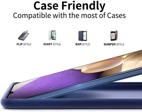 GOBUKEE (2+2 متوافق مع واقي الشاشة الزجاجي ذو التغطية الكاملة X 2 وواقي عدسة الكاميرا X 2 Samsung Galaxy A15 5G، مضاد لبصمات الأصابع، شفاف عالي الدقة، خالي من الفقاعات [صلابة 9H] in Kuwait