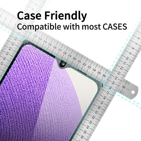 GOBUKEE (2+2 متوافق مع واقي الشاشة الزجاجي ذو التغطية الكاملة X 2 وواقي عدسة الكاميرا X 2 Samsung Galaxy A15 5G، مضاد لبصمات الأصابع، شفاف عالي الدقة، خالي من الفقاعات [صلابة 9H] in Kuwait