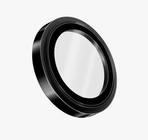 UNIQ OPX Stainless Steel Frame Sapphire Camera Lens Protector Compatible with iPhone 16 Pro & iPhone 16 Pro Max, Gunmetal Black in Saudi Arabia