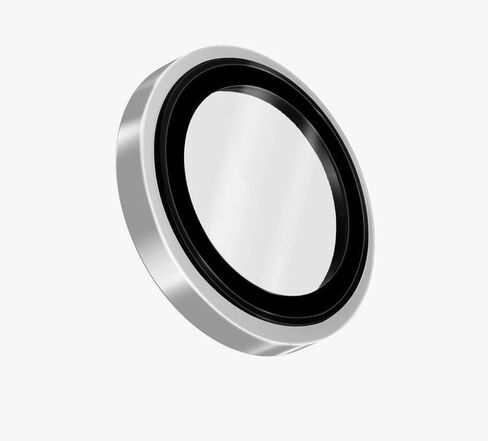 UNIQ OPX Stainless Steel Frame Sapphire Camera Lens Protector Compatible with iPhone 16 Pro & iPhone 16 Pro Max, Gunmetal Black in Saudi Arabia