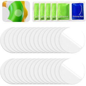 Pool Patch Repair Kit, 30Pcs Vinyl Air Mattress Patch TPU Self Adhesive Inflatable Patch Repair Kit Waterproof Pool Liner Patch for Inflatable Pool, Bounce House, Tent (2.8IN, 30pcs)