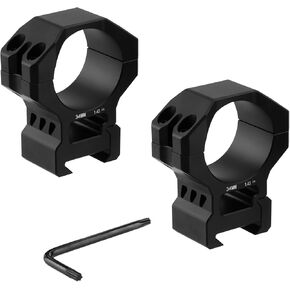 34mm Scope Rings, High Precision Picatinny Scope Rings, Medium Profile Scope Mount Rings Fit 21mm Picatinny Rails, 1.43 inch Center Height Scope Ring for 34mm Diameter Scope Tube, 2PCS