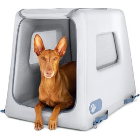 Enventur Travel Kennel (Large, Grey)