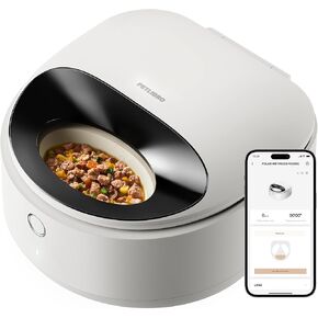 PETLIBRO Automatic Cat Feeder Wet Food Semiconductor Cooling 3 Days Freshness, APP Control Refrigerated 3 Meals Wet Food Dispenser,Polar WiFi Timed Auto Pet Feeder for Cat Dog