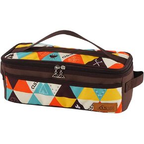 Camping Utensils Organizer Bag Travel Cooking Storage Bag Large Capacity Flatware Cutlery Bag Wash Bag for Travel Picnic BBQ