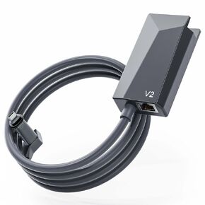 Upgraded Ethernet Adapter For Starlink - RJ45 Gigabit Ethernet Adapter for Starlink Actuated Gen 2 for Starlink Rectangle Dish Satellite Internet V2 for Starlink network to wired external Accessories
