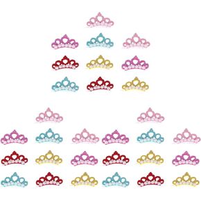 balacoo 30 Pcs Dog Hair Bows Puppy Headdress Dog Tiara Mini Pearl Kids Barrettes for Hair Pearl Headpiece Hair Clip Dog Barrettes Cat Tiara Mini Clips for Hair Princess Pet Cat Baby Girl
