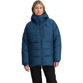 سترة نسائية من Outdoor Research من نوع Super-Alpine Down - سترة بغطاء للرأس، سترة من ريش الإوز in Kuwait